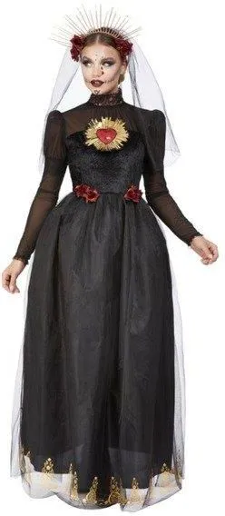Smiffy’S Strój Straszna Dama Halloween Karnwał Bal S M