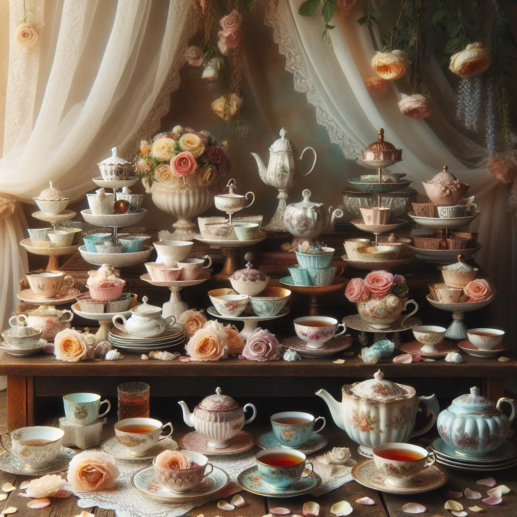 Porcelanowa magia w filiżankach na ślub